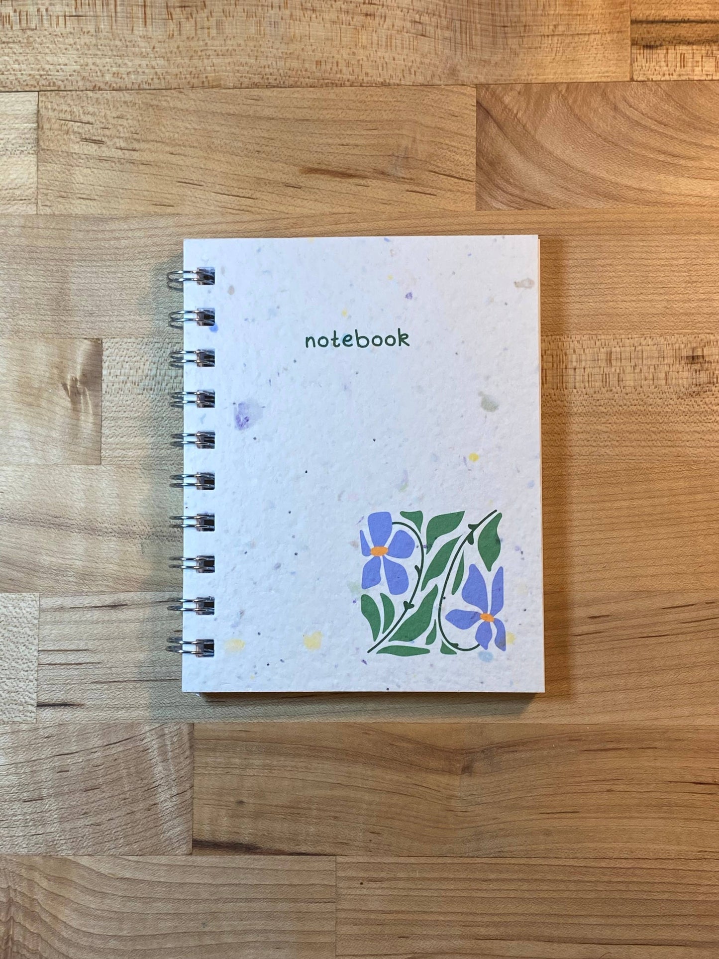 Plantable Notebook | Wildflower Seeds | Blue Flower Notebook