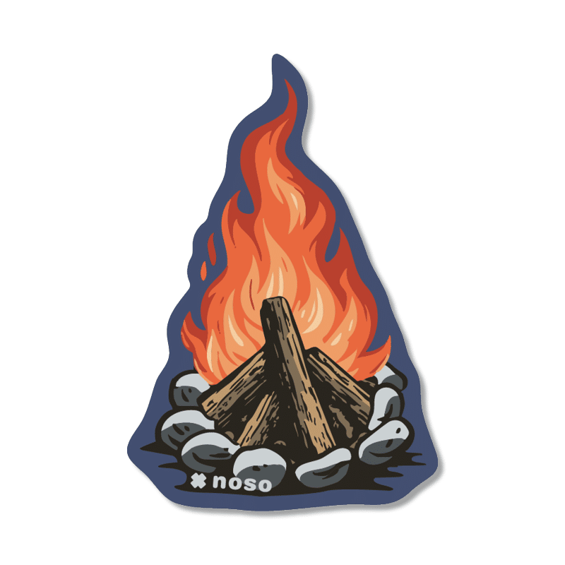 Glowing Campfire