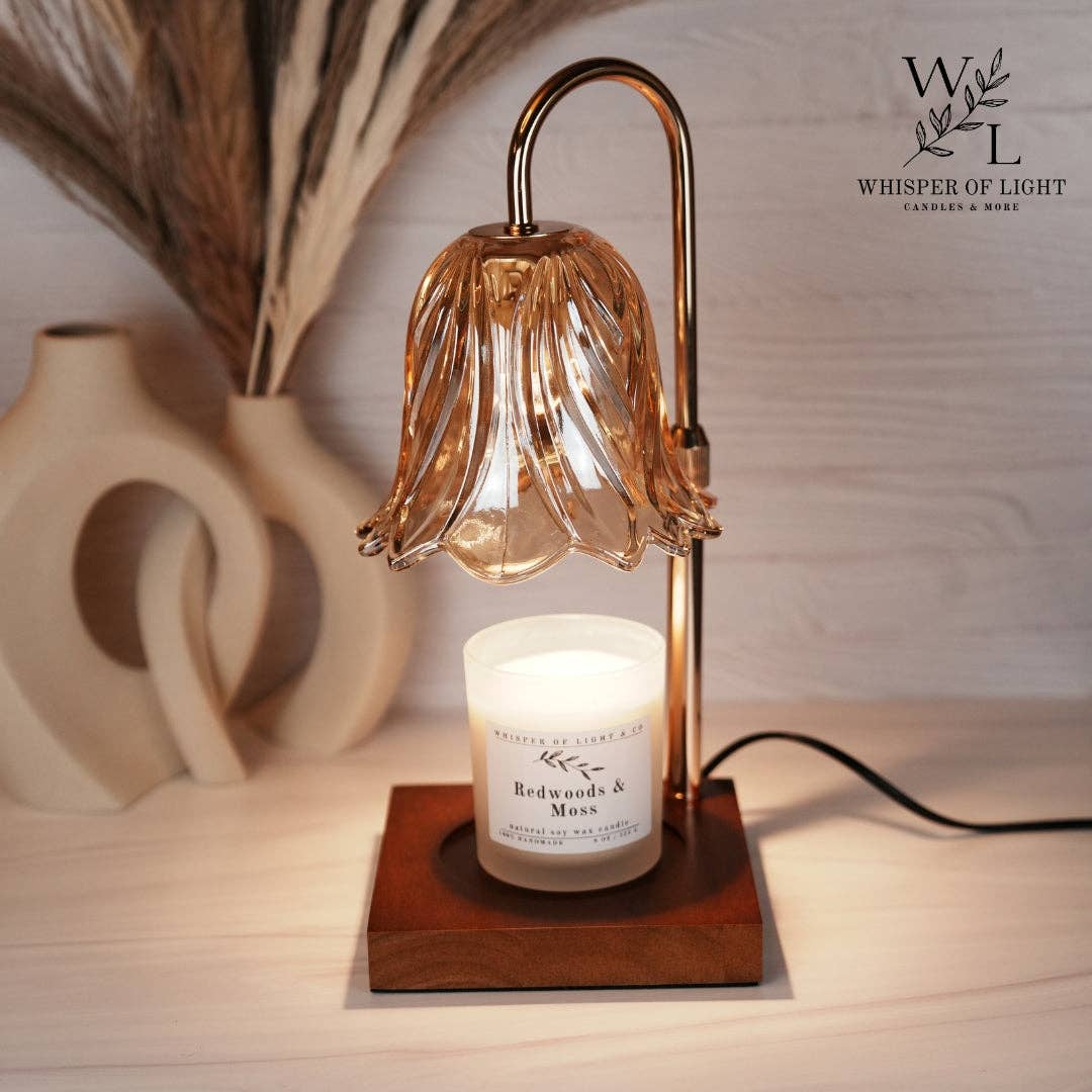 Warmer Lamp with Timer Dimmable Wax Melt Warmer for Jar Candles with 2 Bulbs
