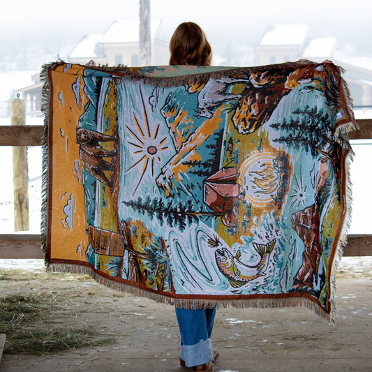 National Forest Knit Blanket