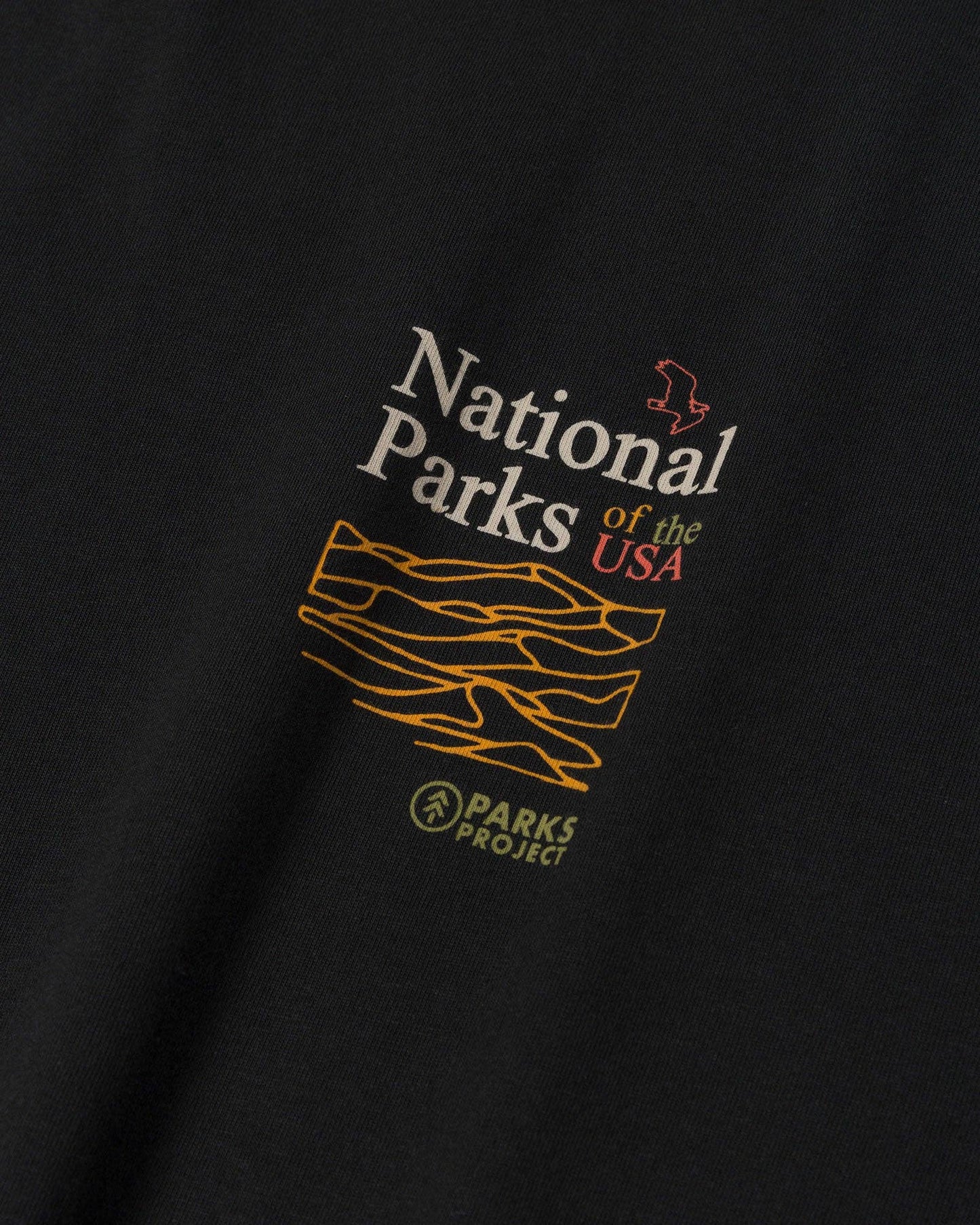 National Parks Outline Checklist Tee
