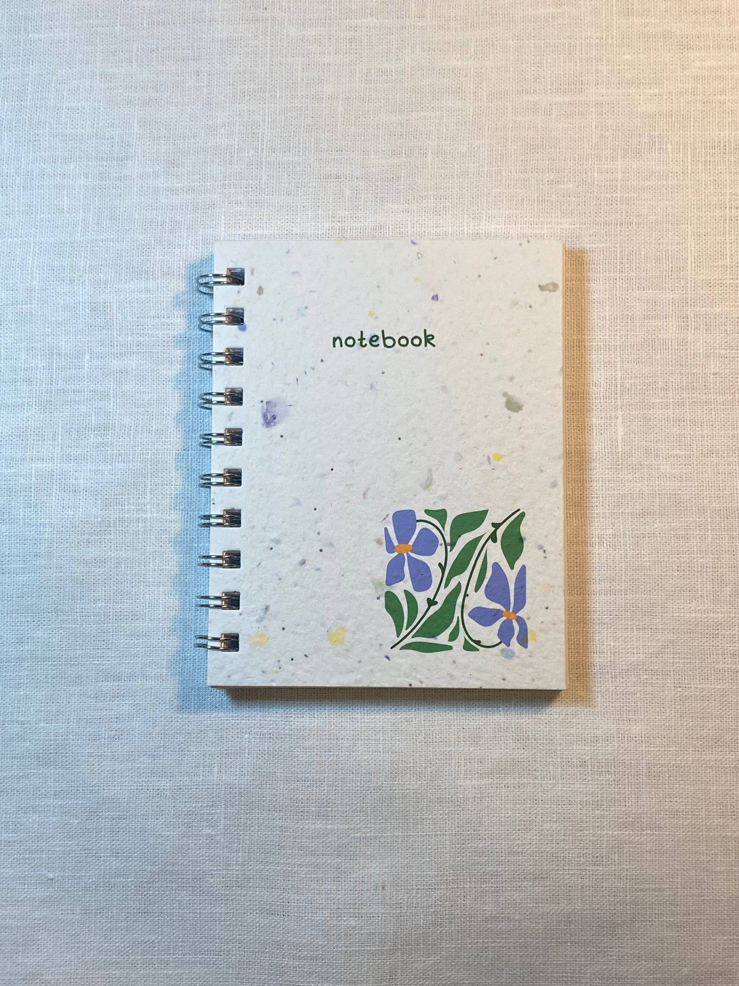 Plantable Notebook | Wildflower Seeds | Blue Flower Notebook