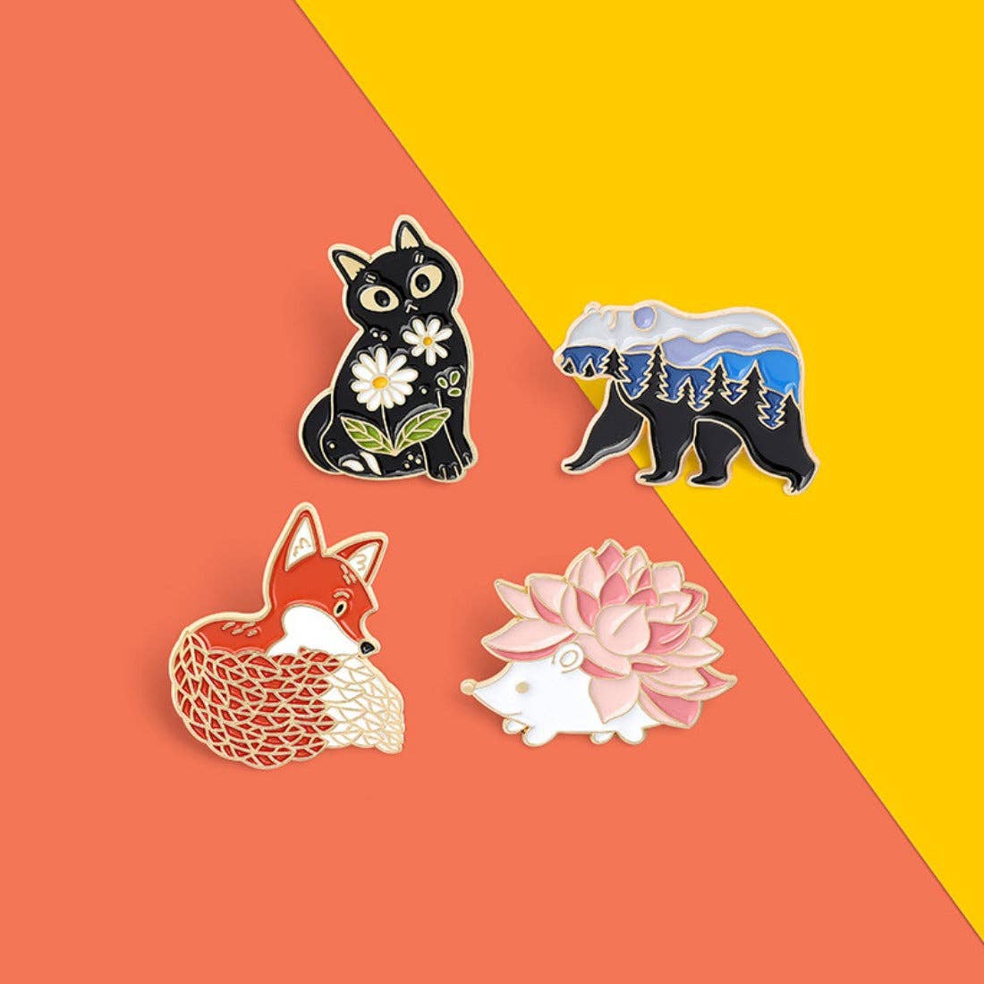 Woodland Creatures Enamel Pin