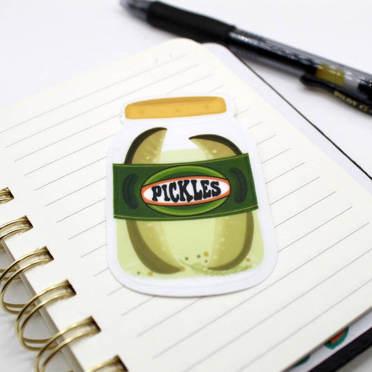 Pickle Jar Transparent Sticker