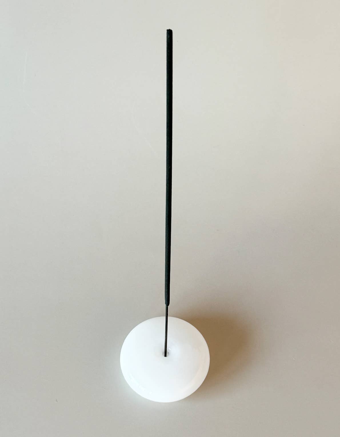 Bubble Incense Holder | White Milk Glass