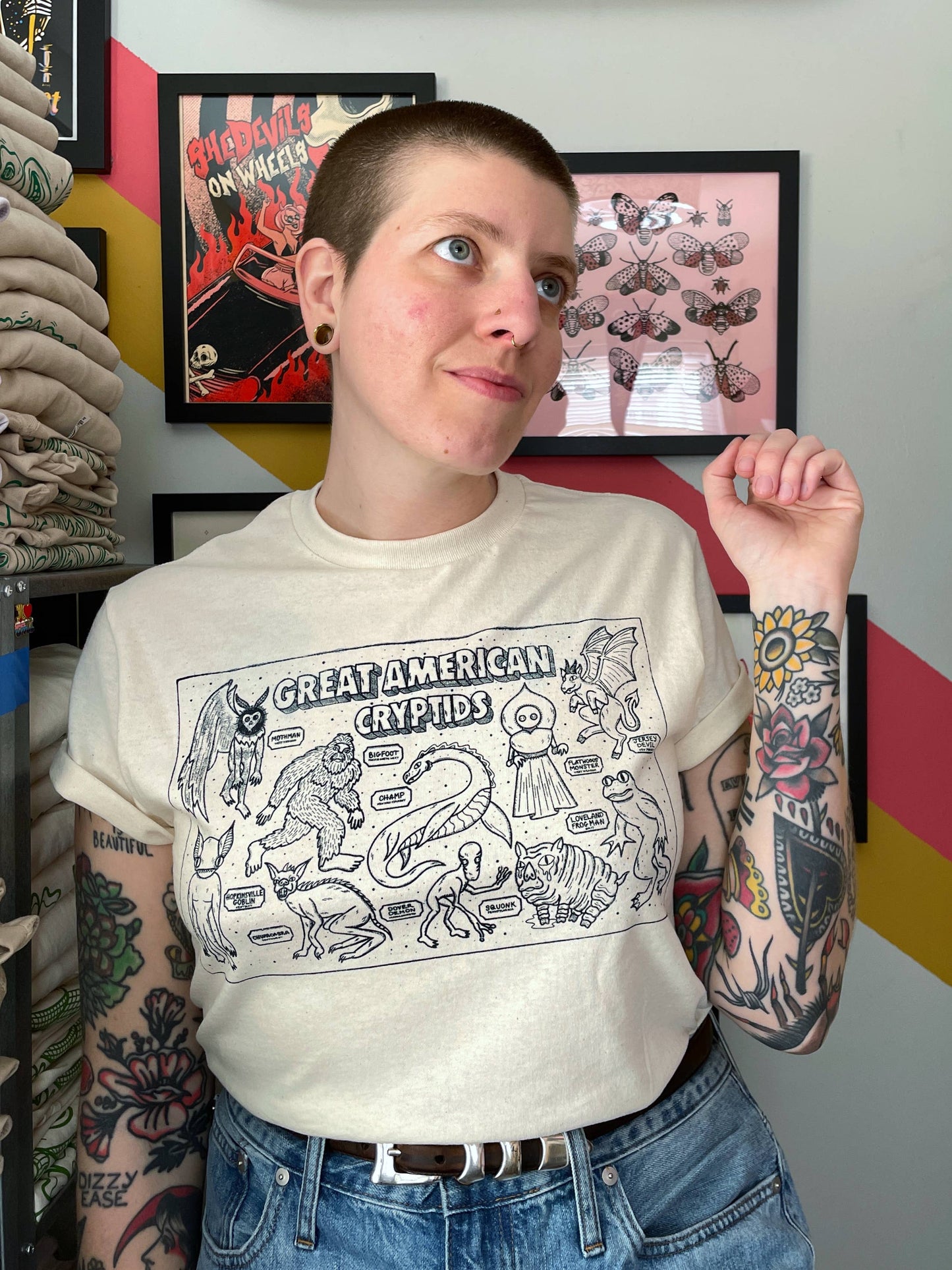 Great American Cryptids Tee Shirt