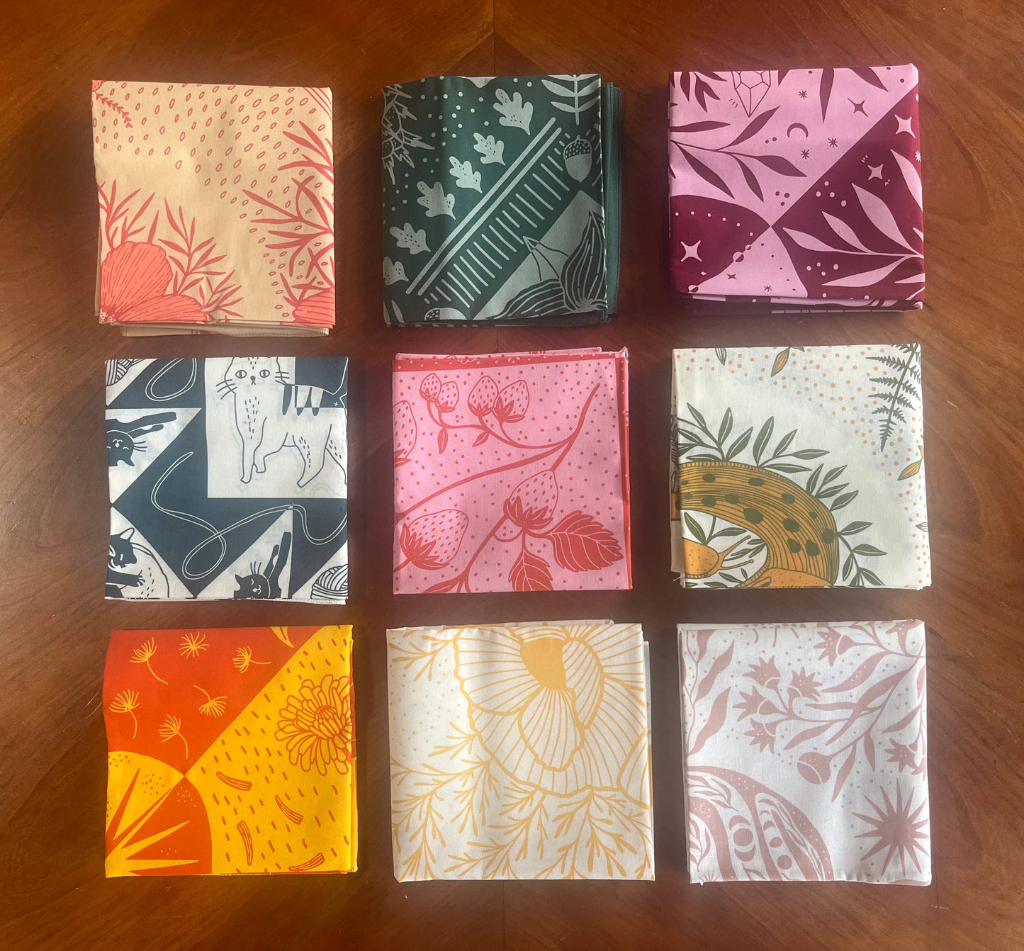 Mushroom + Ferns Bandana