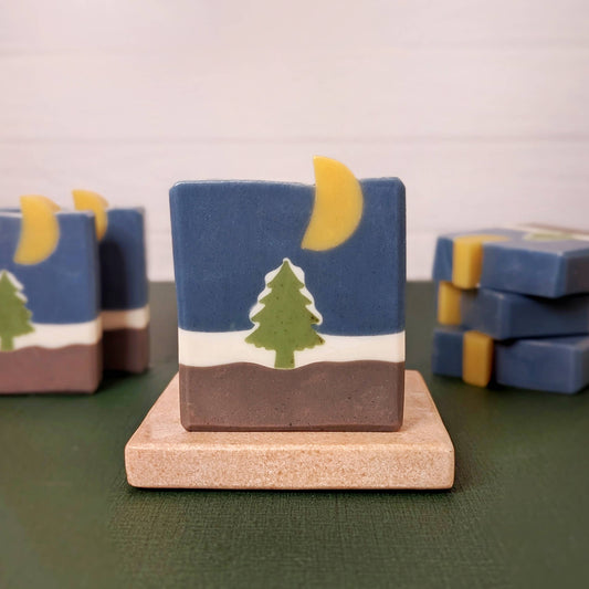 Crisp Alpine Air - Exfoliating Goats Milk Pine Soap
