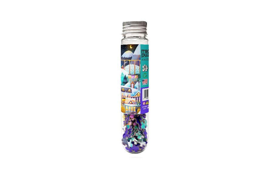 Alpine Village Holiday Mini Puzzle Gifts for Travel
