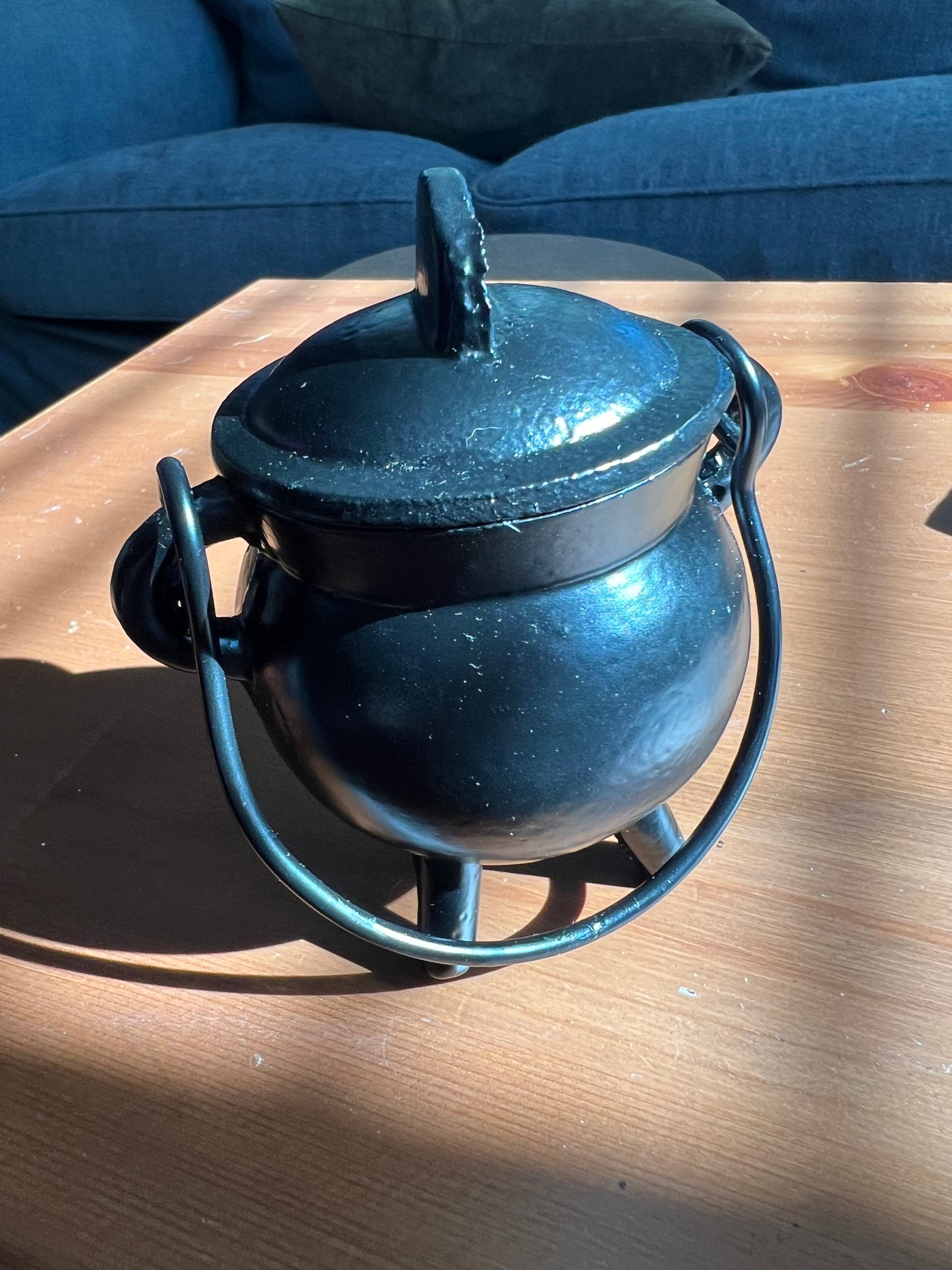 Ready To Ship - Solid Cast Iron Cauldron