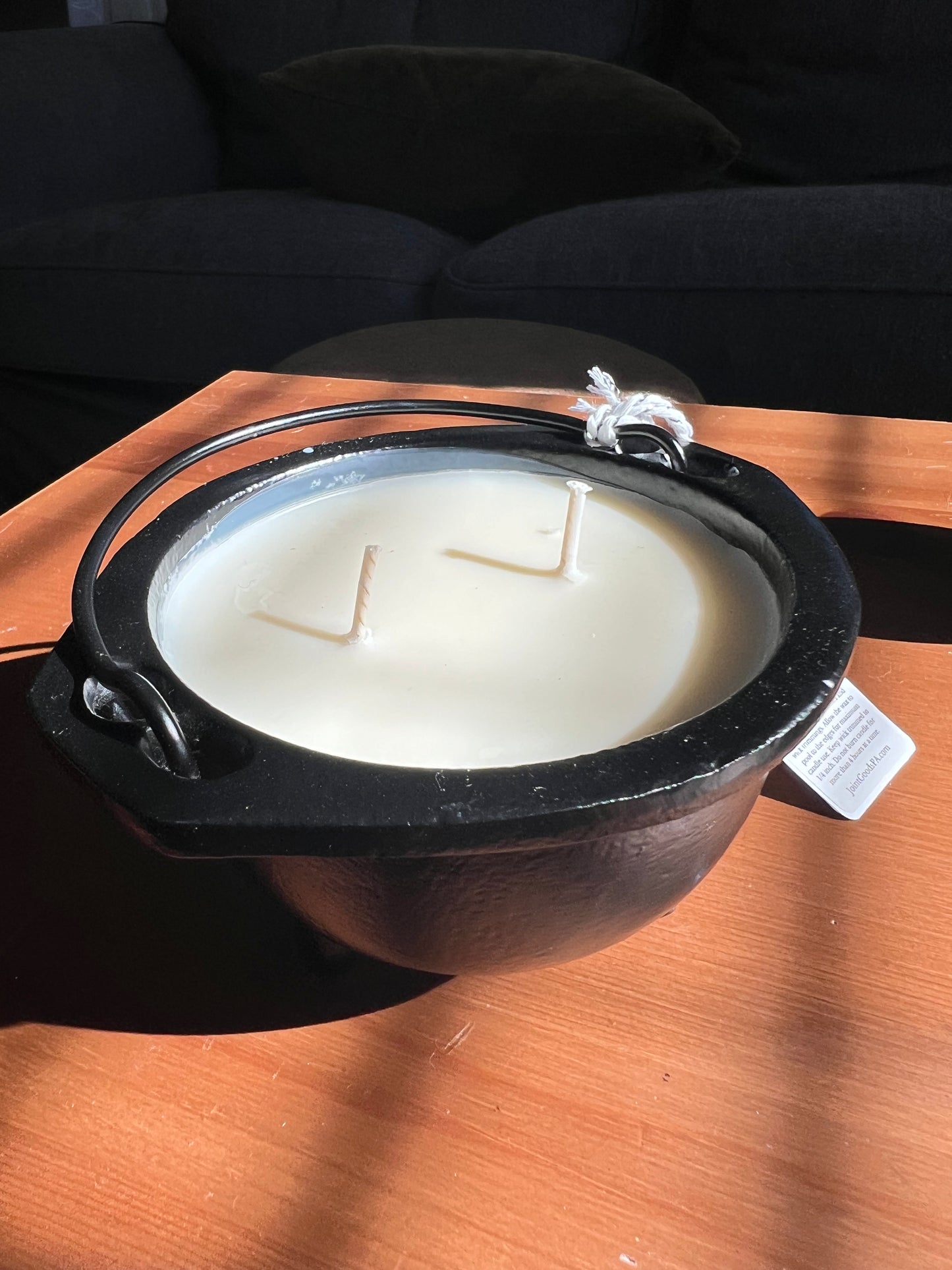 Ready To Ship - Solid Cast Iron Cauldron