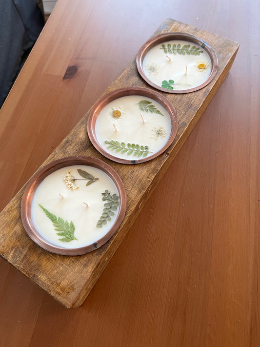 Copper & Wood Collection - Trio