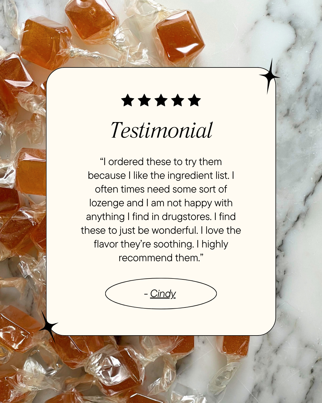 Honey Ginger & Lemon Lozenges - Bright & Soothing Warmth