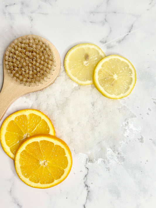 I AM Joyful - Lemon and Lilac - Organic Dead Sea Salt Scrub