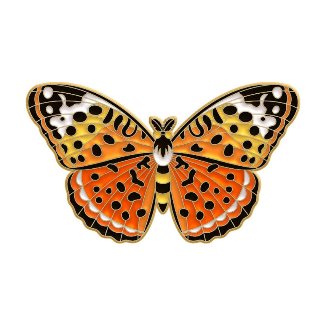 Vibrant Butterfly Enamel Pins