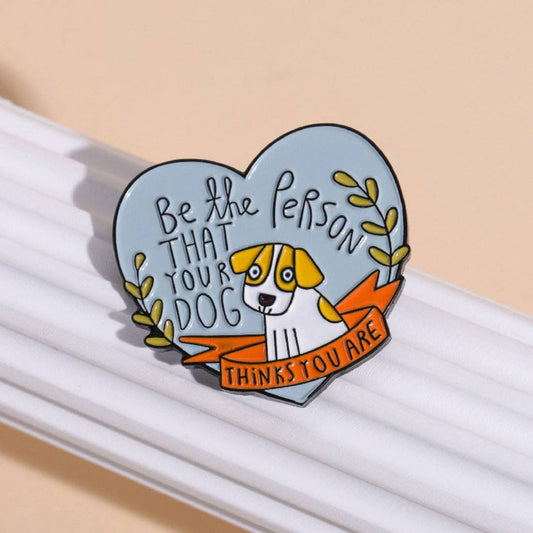 Dog Lover’s Heart Enamel Pin