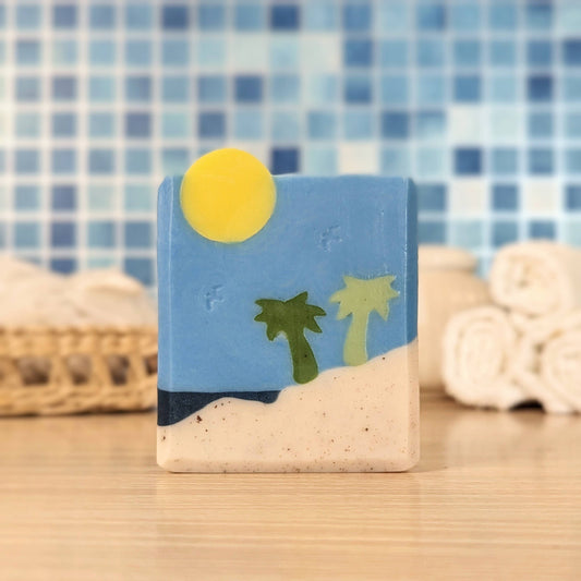 Twin Palms - Exfoliating Beach Goats Milk Soap