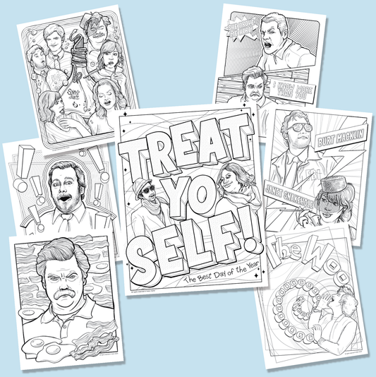 Parks and Rec Coloring Book