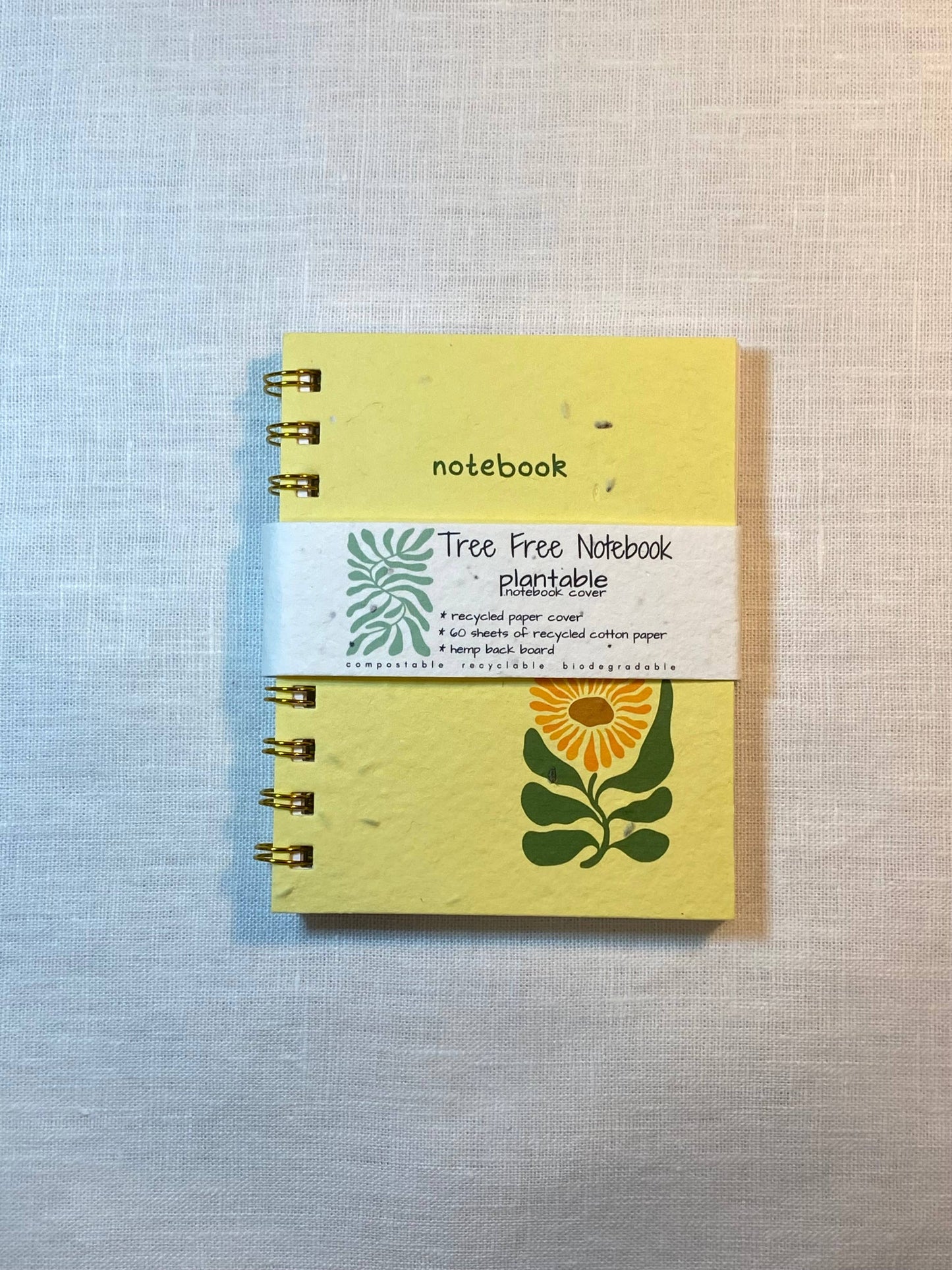 Plantable Notebook | Sunflower Seed Notebook | Eco Friendly