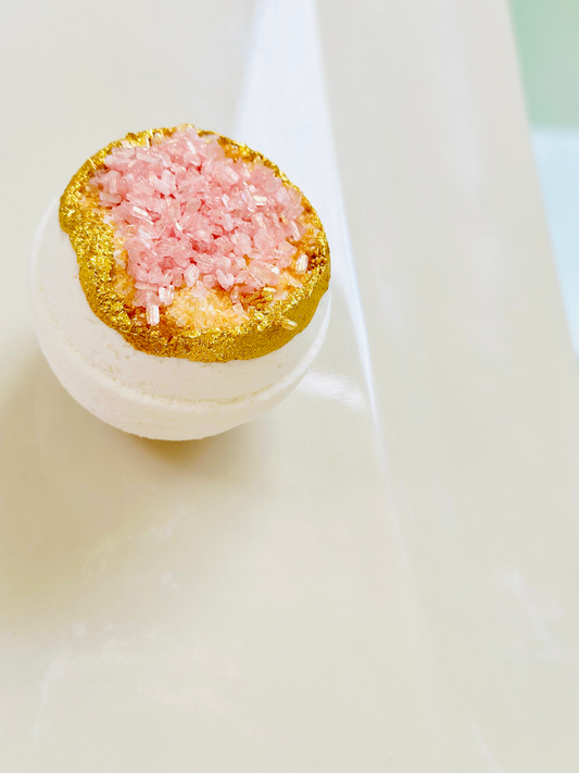 Goddess Flowers Geode Bath Bomb