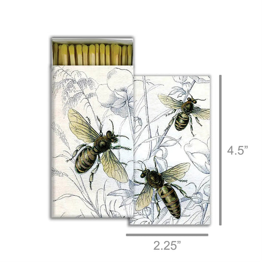 Bees - 4 Inch Decorative Matches