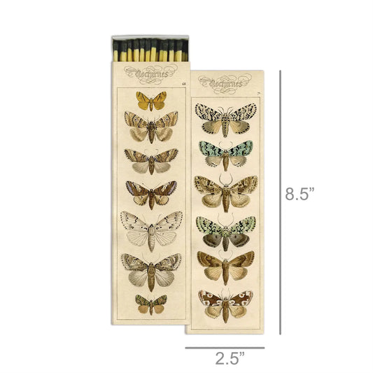Moths - 8.5 Inch Decorative Matches
