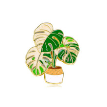 Load image into Gallery viewer, Potted Plant Alloy Pin
