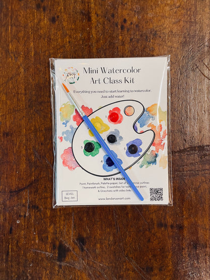 Mini Watercolor Class Kit