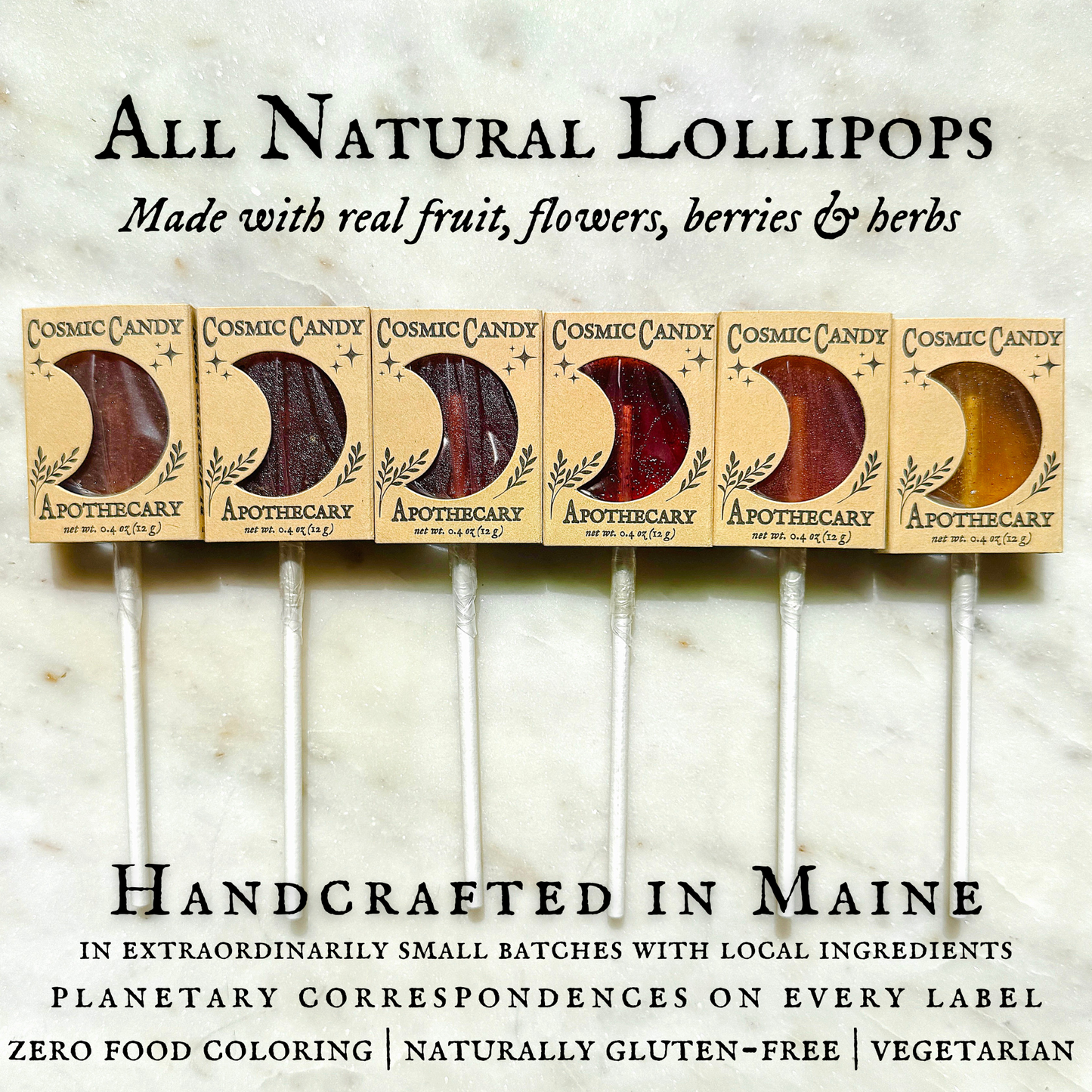 Plants & Planets Lollipops - Summer Collection Assortment