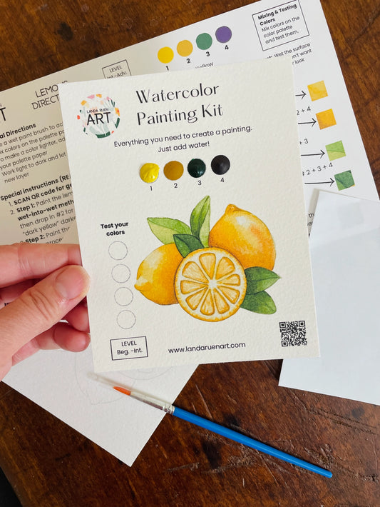 Lemons Watercolor Kit