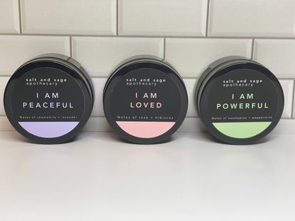 I AM Powerful - Eucalyptus + Peppermint - Whipped Organic Body Butter