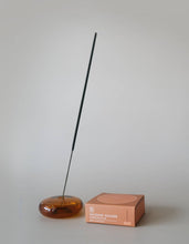 Load image into Gallery viewer, Bubble Incense Holder | Amber Glass
