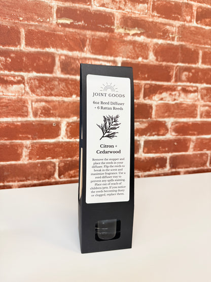 6oz Diffuser + Reeds | Clear Glass