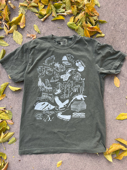 Pennsylvania Nature Souvenir T-Shirt Comfort Colors