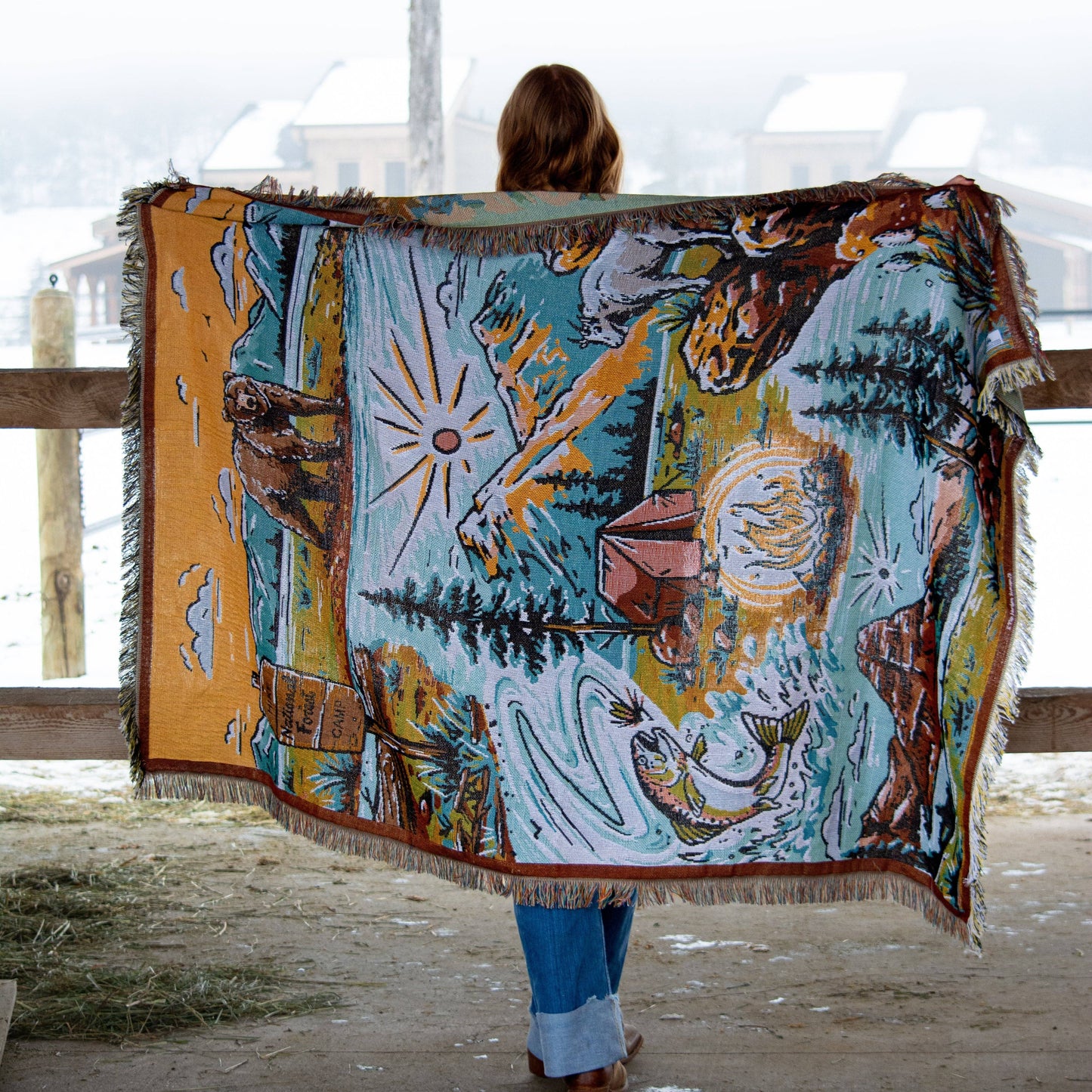 National Forest Knit Blanket