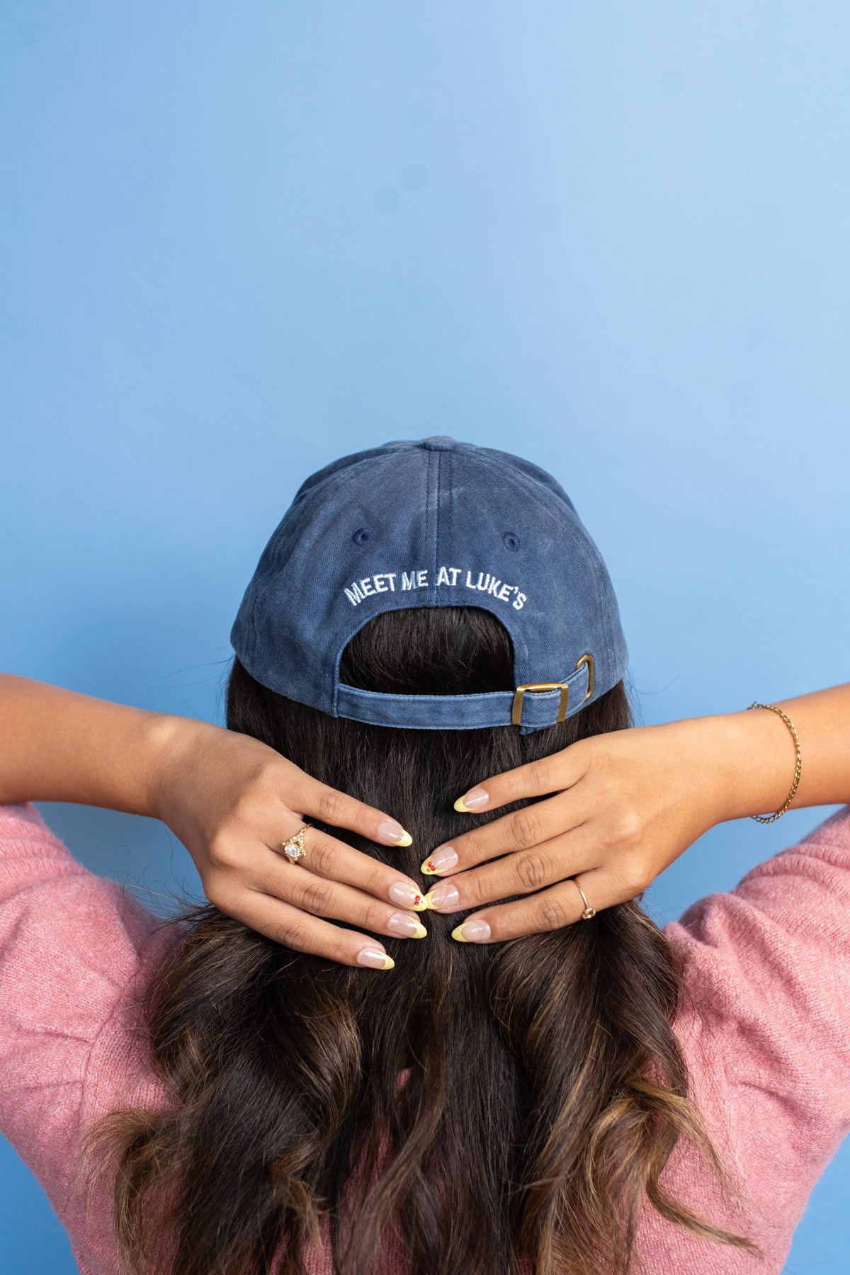 Spiritually I'm in Stars Hollow Embroidered Washed Dad Cap