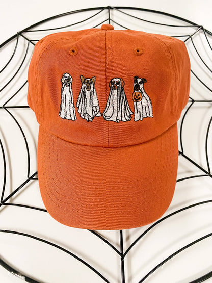 Pups on Halloween Night Relaxed Fit Hat