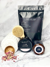 Load image into Gallery viewer, I AM Loved 8oz Organic Dead Sea Salt Scrub
