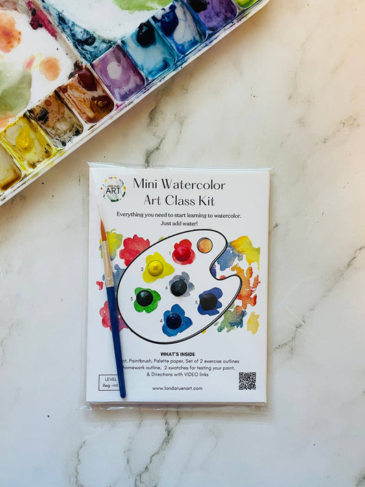 Mini Watercolor Class Kit