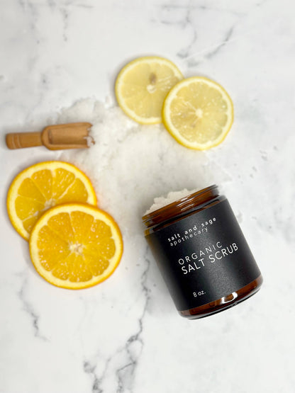 I AM Joyful - Lemon and Lilac - Organic Dead Sea Salt Scrub