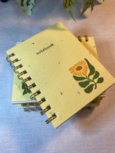 Load image into Gallery viewer, Plantable Notebook | Sunflower Seed Notebook | Eco Friendly
