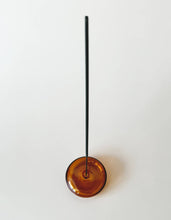 Load image into Gallery viewer, Bubble Incense Holder | Amber Glass
