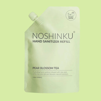 Pear Blossom Tea Hydrating Hand Sanitizer Spray Refill Pouch