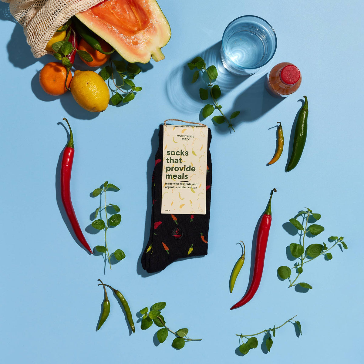 Socks that Provide Meals | Peppers - Gifts for Foodies