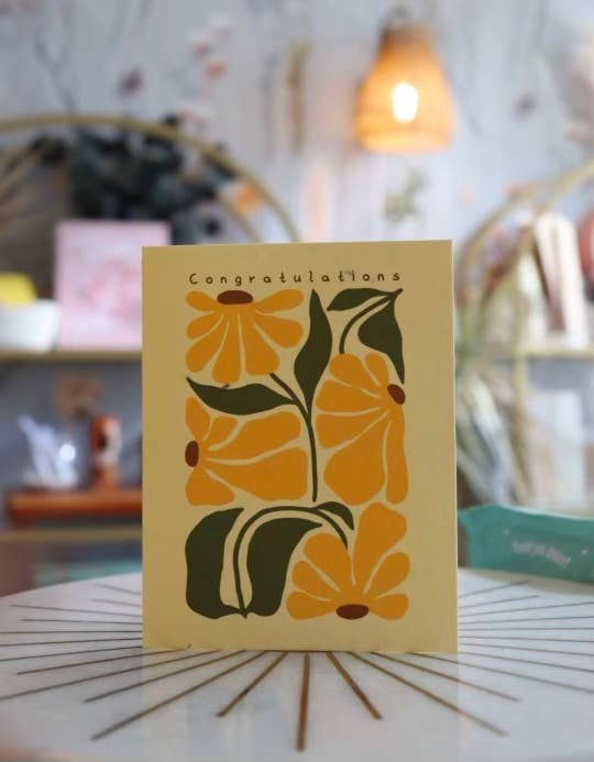 Plantable Sunflower Card  | Congratulations Card | Eco Card