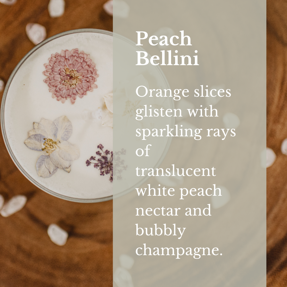 Peach Bellini Soy Candles