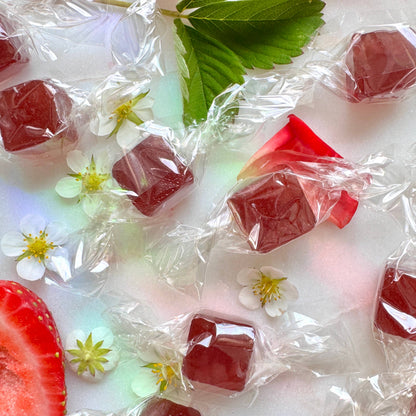 Strawberry Hibiscus Rose Lozenges