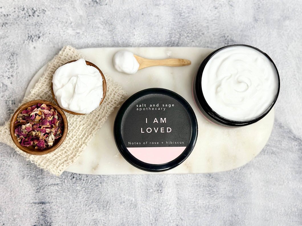 I AM Loved 8oz Whipped Organic Body Butter
