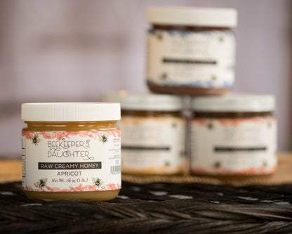 16oz Raw Creamy Wildflower Honey