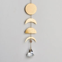 Load image into Gallery viewer, Suncatcher- Moon Phase/Moonstone
